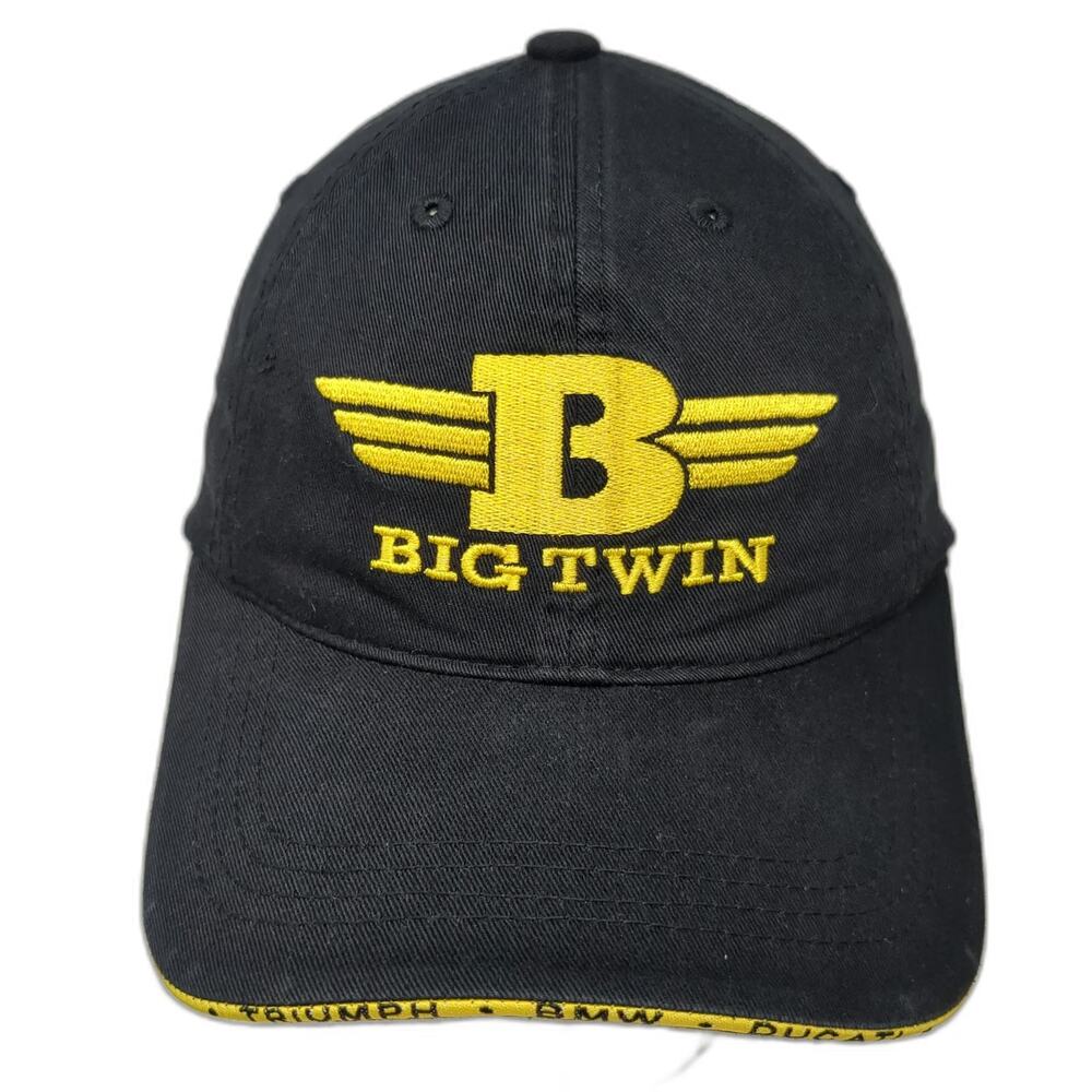 Bretmor Big Twin Baseball Cap Black One Size Boise ID Triumph BMW Ducati Hat